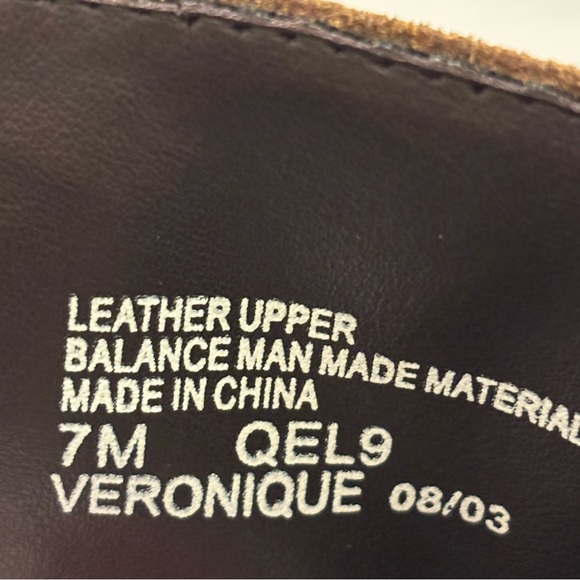 Vintage BASS Shearling Boots Leather Upper Womens 7M Brown Round Toe Block Heel - Picture 11 of 17